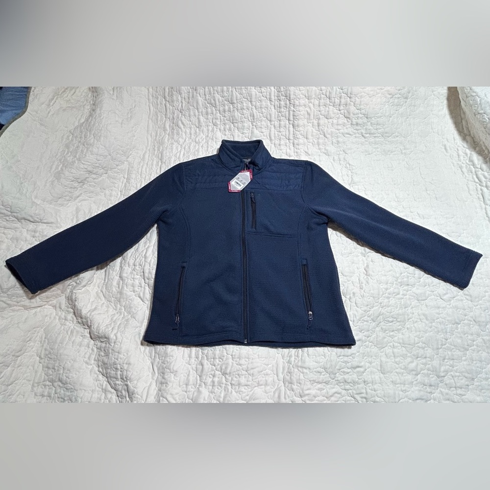 Men’s Free Country NWT Size XL (46-48) Grid Fleece Full Zip Jacket